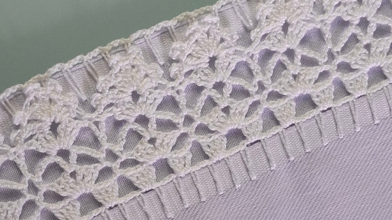 Bico de Crochê Delicado em 5 Carreiras – Passo a Passo Completo + Tutorial  completo em vídeo.